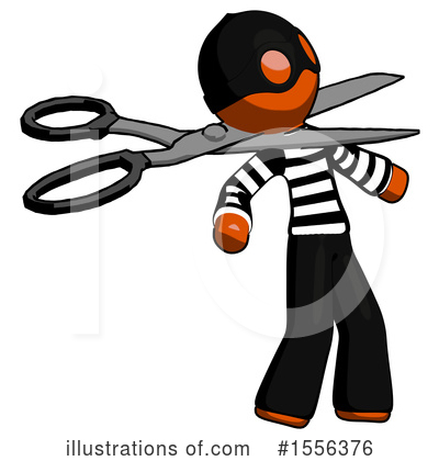 Royalty-Free (RF) Orange Design Mascot Clipart Illustration by Leo Blanchette - Stock Sample #1556376