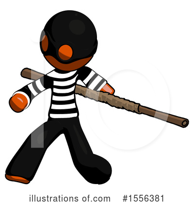 Royalty-Free (RF) Orange Design Mascot Clipart Illustration by Leo Blanchette - Stock Sample #1556381