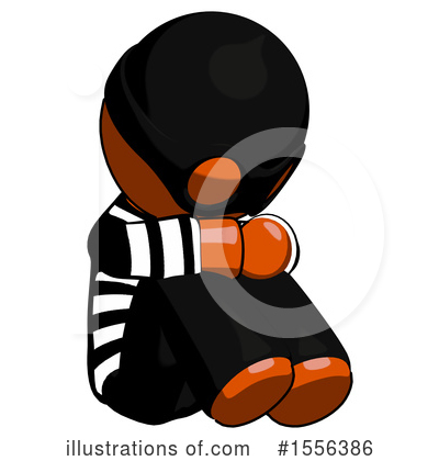 Royalty-Free (RF) Orange Design Mascot Clipart Illustration by Leo Blanchette - Stock Sample #1556386