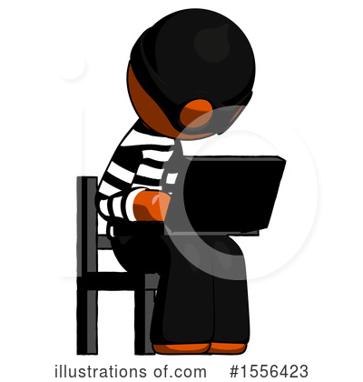 Royalty-Free (RF) Orange Design Mascot Clipart Illustration by Leo Blanchette - Stock Sample #1556423