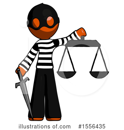 Royalty-Free (RF) Orange Design Mascot Clipart Illustration by Leo Blanchette - Stock Sample #1556435