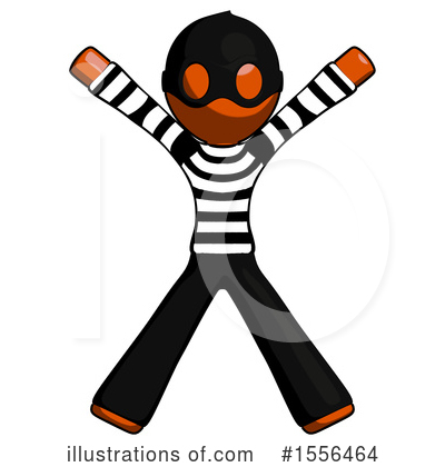 Royalty-Free (RF) Orange Design Mascot Clipart Illustration by Leo Blanchette - Stock Sample #1556464