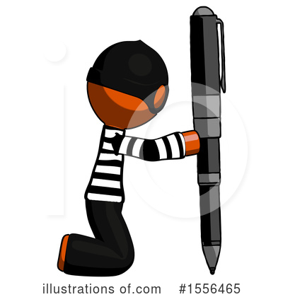 Royalty-Free (RF) Orange Design Mascot Clipart Illustration by Leo Blanchette - Stock Sample #1556465