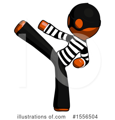 Royalty-Free (RF) Orange Design Mascot Clipart Illustration by Leo Blanchette - Stock Sample #1556504