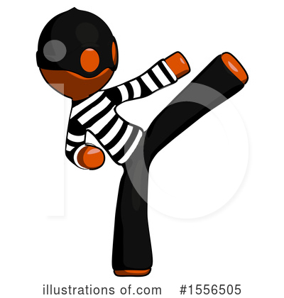 Royalty-Free (RF) Orange Design Mascot Clipart Illustration by Leo Blanchette - Stock Sample #1556505