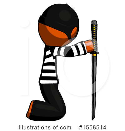 Royalty-Free (RF) Orange Design Mascot Clipart Illustration by Leo Blanchette - Stock Sample #1556514