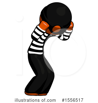 Royalty-Free (RF) Orange Design Mascot Clipart Illustration by Leo Blanchette - Stock Sample #1556517
