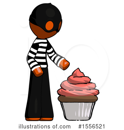 Royalty-Free (RF) Orange Design Mascot Clipart Illustration by Leo Blanchette - Stock Sample #1556521