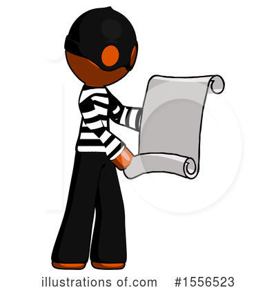 Royalty-Free (RF) Orange Design Mascot Clipart Illustration by Leo Blanchette - Stock Sample #1556523