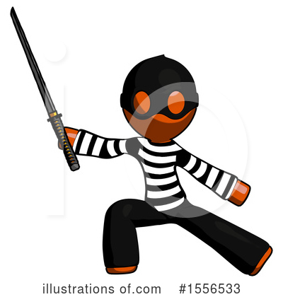 Royalty-Free (RF) Orange Design Mascot Clipart Illustration by Leo Blanchette - Stock Sample #1556533
