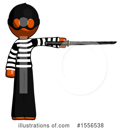 Royalty-Free (RF) Orange Design Mascot Clipart Illustration by Leo Blanchette - Stock Sample #1556538