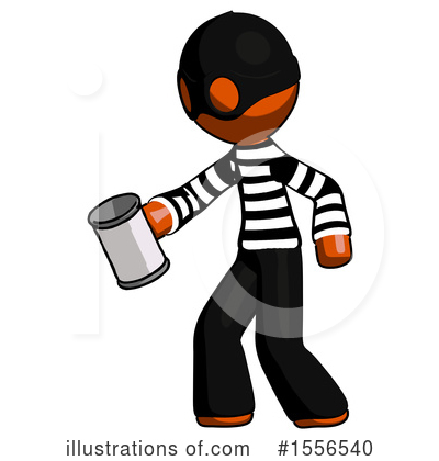 Royalty-Free (RF) Orange Design Mascot Clipart Illustration by Leo Blanchette - Stock Sample #1556540