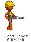 Orange Design Mascot Clipart #1570145 by Leo Blanchette
