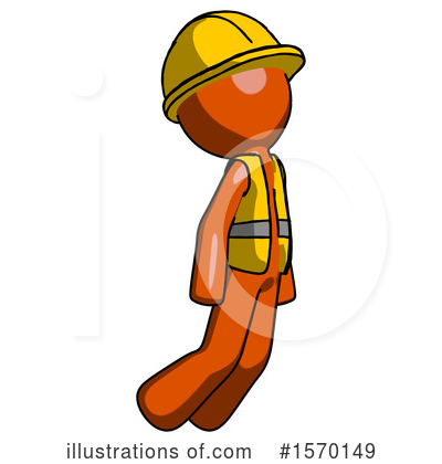 Royalty-Free (RF) Orange Design Mascot Clipart Illustration by Leo Blanchette - Stock Sample #1570149