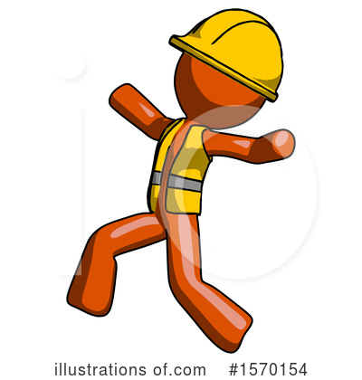 Royalty-Free (RF) Orange Design Mascot Clipart Illustration by Leo Blanchette - Stock Sample #1570154