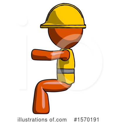 Royalty-Free (RF) Orange Design Mascot Clipart Illustration by Leo Blanchette - Stock Sample #1570191