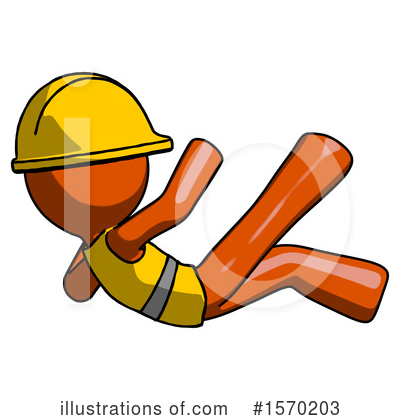 Royalty-Free (RF) Orange Design Mascot Clipart Illustration by Leo Blanchette - Stock Sample #1570203