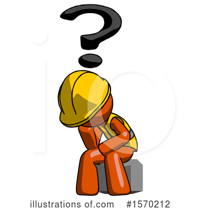 Royalty-Free (RF) Orange Design Mascot Clipart Illustration by Leo Blanchette - Stock Sample #1570212