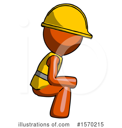 Royalty-Free (RF) Orange Design Mascot Clipart Illustration by Leo Blanchette - Stock Sample #1570215