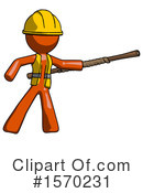 Orange Design Mascot Clipart #1570231 by Leo Blanchette