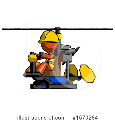 Royalty-Free (RF) Orange Design Mascot Clipart Illustration by Leo Blanchette - Stock Sample #1570264