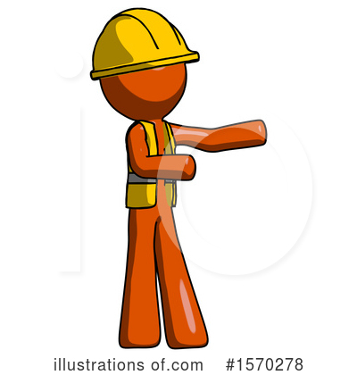 Royalty-Free (RF) Orange Design Mascot Clipart Illustration by Leo Blanchette - Stock Sample #1570278