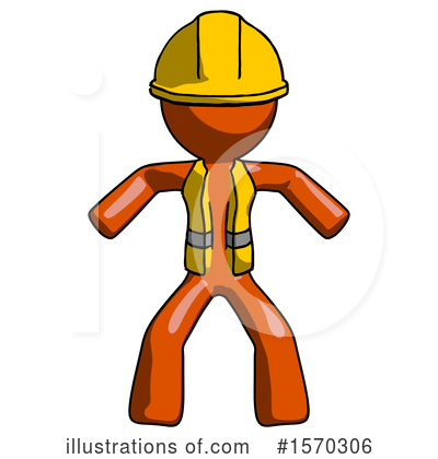 Royalty-Free (RF) Orange Design Mascot Clipart Illustration by Leo Blanchette - Stock Sample #1570306