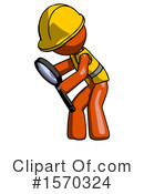 Orange Design Mascot Clipart #1570324 by Leo Blanchette