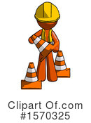 Orange Design Mascot Clipart #1570325 by Leo Blanchette