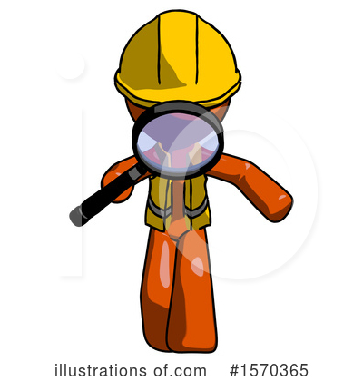 Royalty-Free (RF) Orange Design Mascot Clipart Illustration by Leo Blanchette - Stock Sample #1570365