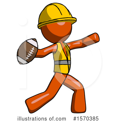 Royalty-Free (RF) Orange Design Mascot Clipart Illustration by Leo Blanchette - Stock Sample #1570385