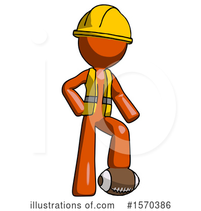 Royalty-Free (RF) Orange Design Mascot Clipart Illustration by Leo Blanchette - Stock Sample #1570386