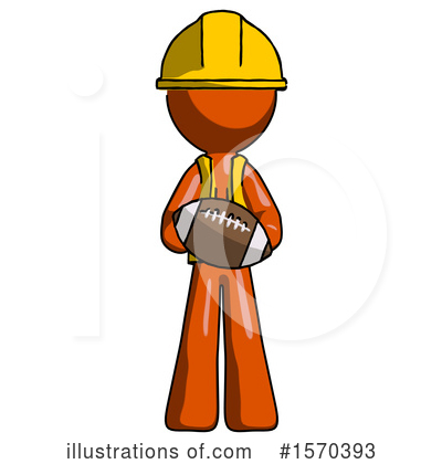 Royalty-Free (RF) Orange Design Mascot Clipart Illustration by Leo Blanchette - Stock Sample #1570393