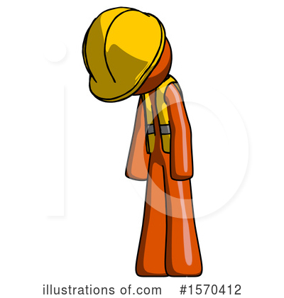 Royalty-Free (RF) Orange Design Mascot Clipart Illustration by Leo Blanchette - Stock Sample #1570412