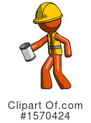 Orange Design Mascot Clipart #1570424 by Leo Blanchette