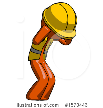 Royalty-Free (RF) Orange Design Mascot Clipart Illustration by Leo Blanchette - Stock Sample #1570443