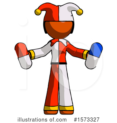 Royalty-Free (RF) Orange Design Mascot Clipart Illustration by Leo Blanchette - Stock Sample #1573327