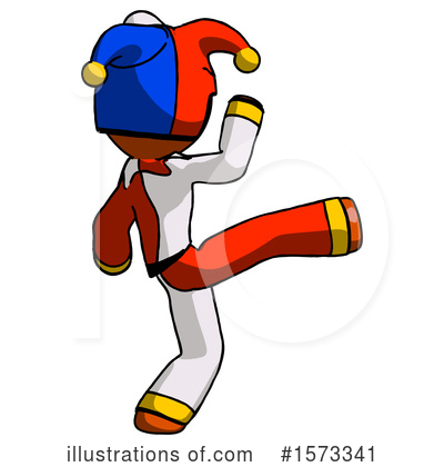 Royalty-Free (RF) Orange Design Mascot Clipart Illustration by Leo Blanchette - Stock Sample #1573341