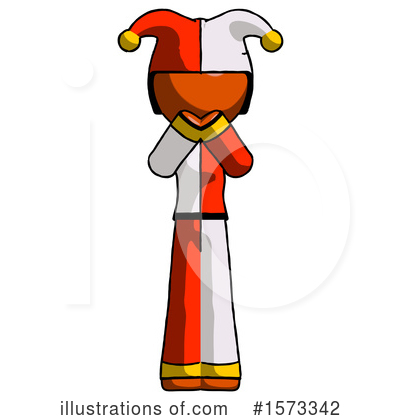 Royalty-Free (RF) Orange Design Mascot Clipart Illustration by Leo Blanchette - Stock Sample #1573342