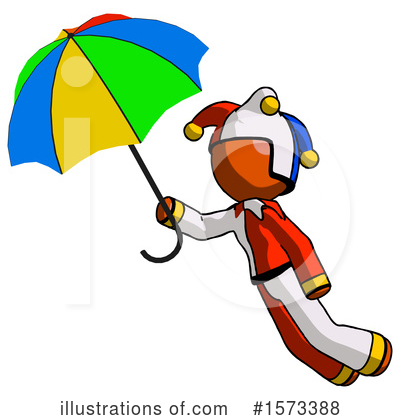 Royalty-Free (RF) Orange Design Mascot Clipart Illustration by Leo Blanchette - Stock Sample #1573388