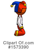 Orange Design Mascot Clipart #1573390 by Leo Blanchette
