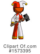Orange Design Mascot Clipart #1573395 by Leo Blanchette