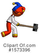 Orange Design Mascot Clipart #1573396 by Leo Blanchette