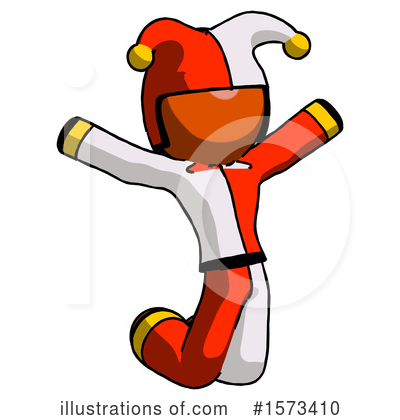 Royalty-Free (RF) Orange Design Mascot Clipart Illustration by Leo Blanchette - Stock Sample #1573410