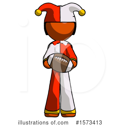 Royalty-Free (RF) Orange Design Mascot Clipart Illustration by Leo Blanchette - Stock Sample #1573413