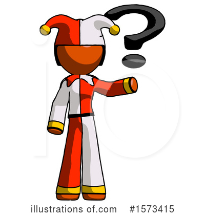 Royalty-Free (RF) Orange Design Mascot Clipart Illustration by Leo Blanchette - Stock Sample #1573415