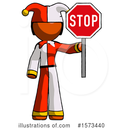 Royalty-Free (RF) Orange Design Mascot Clipart Illustration by Leo Blanchette - Stock Sample #1573440