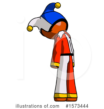 Royalty-Free (RF) Orange Design Mascot Clipart Illustration by Leo Blanchette - Stock Sample #1573444