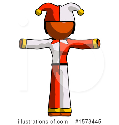 Royalty-Free (RF) Orange Design Mascot Clipart Illustration by Leo Blanchette - Stock Sample #1573445