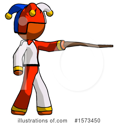 Royalty-Free (RF) Orange Design Mascot Clipart Illustration by Leo Blanchette - Stock Sample #1573450